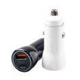 thumbnail image 3 of LLC Dual Port Fast Charge Car Charger White Power, 3 of 4