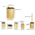 thumbnail image 4 of Bath Accessory Set Milano Gold, 4 of 4