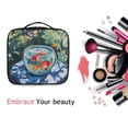 thumbnail image 6 of FORMRS Travel Makeup Bag Large Capacity Train Case Cosmetic Organizer with Adjustable Dividers, Red Goldfish, 6 of 8