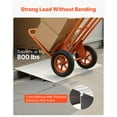 thumbnail image 3 of VEVOR Door Threshold Ramp, 3 inch Rise, Aluminum Alloy Threshold Ramp Rated 800 lbs Load Capacity, Handicap Ramps for Home Steps for Wheelchair, Scooters, Power Chairs, Walkers, Bicycle, Tricycle, 3 of 9
