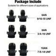 thumbnail image 4 of GFDYREE 6AN 8AN 10AN Inline Fuel Filter 10 Micron 50MM Aluminum, 4 of 6
