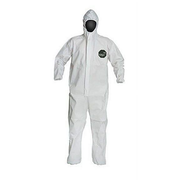 PROSHIELD® 50, COVERALL, ZIPPER FRONT, HOOD, ELASTIC WRIST AND ANKLE, STORMFLAP