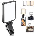 thumbnail image 1 of Selfie Light Datarm LED recargable para teléfono y cámara, color negro, 1 of 9
