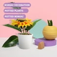 thumbnail image 6 of OUNONA Artificial Sunflower Bonsai Plant, Realistic Decorative Fake Flowers for Home, Office, Bathroom, Assorted Colors, 6 of 7