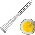 thumbnail image 1 of Jinsinto Stainless Steel Ball Whisk, Mini Stainless Steel Whisk, Professional Kitchen Whisk, Wire Egg Whisks, Stainless Steel Ball Whisk, Manual Kitchen Whisk, for Cooking, Mixing, Whis, 1 of 5