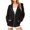 A2 Black, variant on snilers Hoodies for Women Long Sleeve Zip Up Trendy Jackets Adjustable Drawstring Hooded Solid Color Outwear with Pockets
