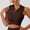 Coffee, variant on yillto Womens Crop Tank Collared V Neck Golf Tops Tennis Athletic Sports Workout Tshirts for Women