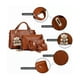 thumbnail image 2 of Set 4 Bolsas Lab.G Mujer Moda Dama Crossbody Cosmetiquera marrón, 2 of 4