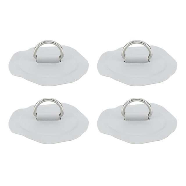 D Ring Patch, 4pcs PVC Patch For Inflatable Boat Raft Dinghy Kayak Surfboard Stand Up Paddleboard For Raft Kayak Sup