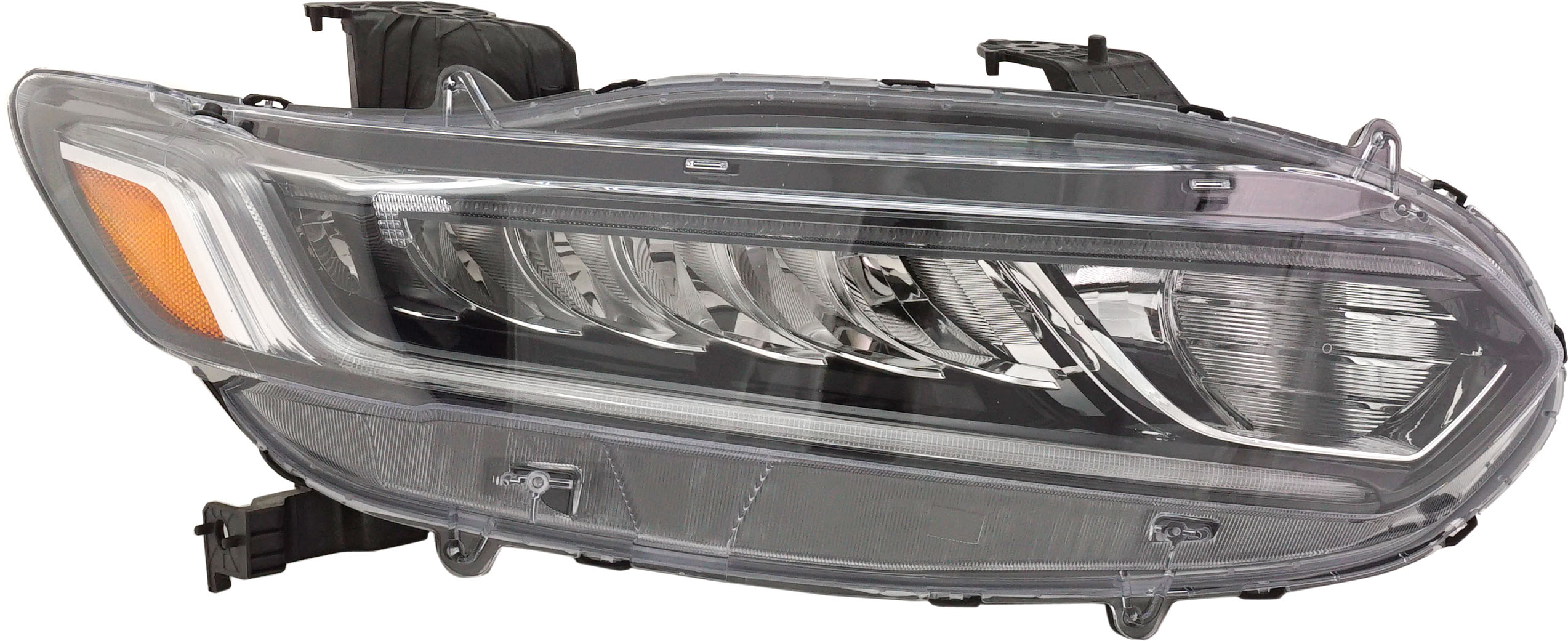 Replacement RH10010057 Headlight Compatible With 2018-2021 Honda Accord Right Passenger Halogen With bulb(s)