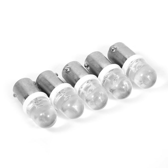 Gegong Dashboard Light Bulb,20Pcs T11 T4W BA9S H6W 1895 Convex 1LED