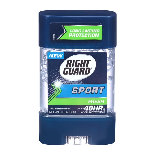 Right Guard Sport Clear Gel Anti Perspirant Deodorant Fresh 3 Oz 2 Pack 