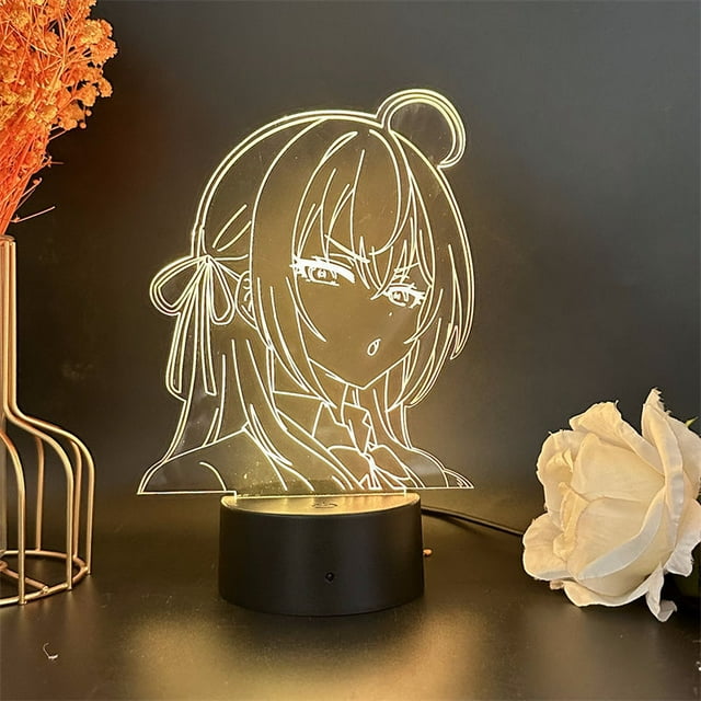La luz nocturna LED 3D a veces oculta los sentimientos en los rusos
