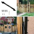 thumbnail image 2 of Clôture Automatique de Porte 14 Pouces Fermeture Automatique à Ressort Finition Noire Clôture en Bois, 2 of 9