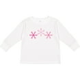 thumbnail image 3 of Inktastic Pink Snowflakes Boys or Girls Long Sleeve Toddler T-Shirt, 3 of 5