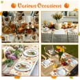 thumbnail image 6 of Fall Placemats Set of 6, Thanksgiving White Pumpkins Maple Leaves Place Mats 12x18 Inch Autumn Harvest Farmhouse Table Mats for Home Holiday Party Dining Table Decor, 6 of 6