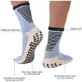 thumbnail image 3 of 3 Pairs Non-slip Football Socks, Breathable Sports Socks Wear-resistant Sports Socks Non-slip Socks For Football, Basketball, Hockey, Sports, 3 of 5