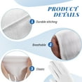 thumbnail image 3 of 24Pcs White Soft Cotton Gloves Handling Gloves Dry Hands, Photograph,Art Handling,Jewelry Silver Coin Inspections, Cosmetic(One Size fits Most), 3 of 6