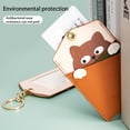 thumbnail image 6 of Amaiiu Keychain Pendant Leather Tag Decorative Cartoon Keyring Backpack Handbag Hanging Key Chain Portable Card Holder Crafting Type 3, 6 of 11