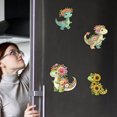 thumbnail image 3 of 6 Uds Imanes para Nevera DIY Diamantes Likrtyny en Forma de Dinosaurios y Flores, 3 of 9