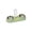 Green, variant on DAMAI Triple Cat Food Bowls with Water Dispenser, Plastic Raised 3 in 1 Automatic Pet Bowls Set with 2 Food Bowls & Water Feeder, Wet Dry Feeding Dish for Cats Puppy Small Dogs Multi-Cat Home