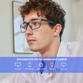 thumbnail image 2 of Gafas de bloqueo de luz azul ANYLUV Al-Mg Metal para hombre, 2 of 5