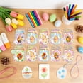 thumbnail image 7 of Easter Message in a Bottle Greeting Cards, 24 or 48 Packs with Clear Window for Candies, Bunny Egg Design Party Favors for Kids, Classroom Exchange (24PCS), 7 of 7