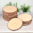 thumbnail image 4 of Posavasos Wood Slices GNIEMCKIN, 11 unidades, de madera de pino de 6 a 7 pulgadas, 4 of 7