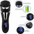 thumbnail image 3 of Rechargeable Electric Foot Callus Remover with Vacuum Dustproof Container, 2 Speed Modes, 3 Grinding Roller Heads (Fine/Regular/Coarse) for Dry Rough Skin, LCD Display, IPX Waterproof, 1200mAh, 3 of 6