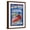 Brown Frame, variant on Art.com Daytona Beach, Florida - Racecar Scene Art Print by Lantern Press, 12" x 18"