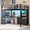 Black, variant on Afuhokles Full Size Loft Bed with L Desk, 5-Tier Bookshelf, 5 Storage Drawers, Power Outlet, White