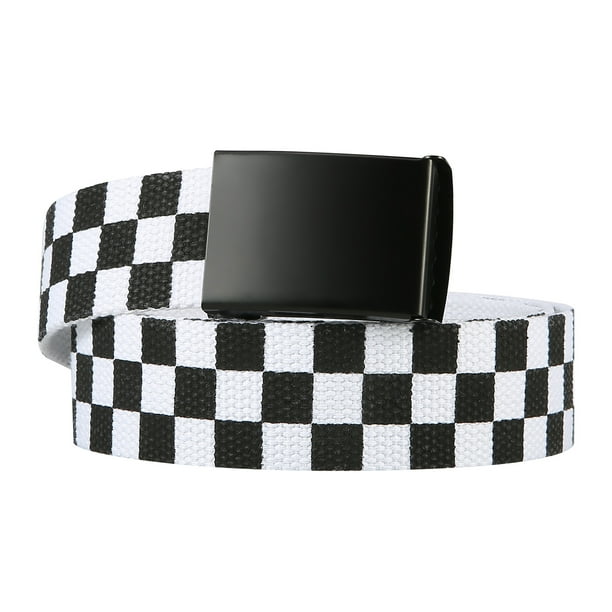 checkered belt