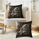 thumbnail image 5 of Fasiaou 3 Counts Artistic Abstract Style Pillow Cover Floral Print Sofa Bedroom Decor Cushion Case Soft Nylon Spandex Washable Home Living Room Accent, 5 of 6