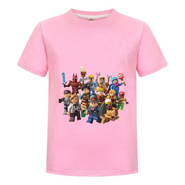 Ropa de Verano Roblox para Niño, Playera Infantil con Diseño de Personajes Populares, Camiseta Gamer para Regalo