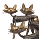 thumbnail image 4 of Escultura TOOARTS metal estación de primavera del arte del hierro del gato del gato de la Carevas escultura de hierro, 4 of 4