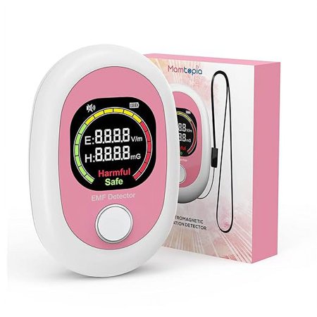 EMF Meter Detector Hand-Help Radiation Detector for Pregnancy Digital Electromagnetic Field EMF Tester Rechargeable LCD Testers for Home EMF Inspection, Office, Outdoor
