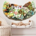 thumbnail image 2 of Stuffed Animal Hammock Corner Wall Stuffed Animal Net or Hammock for Stuff Animal Storage Plush Toy Holder Boho Macrame Toy Display for Nursery Playroom Kid's Room, 2 of 11