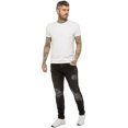 thumbnail image 4 of Enzo Mens Skinny Ripped Jeans Stretch Denim Trousers, 4 of 5
