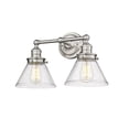 thumbnail image 3 of Eyden 2 - Light Brushed Nickel/Silver Wall Sconce, 3 of 6