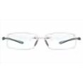 thumbnail image 3 of Reducblu Rimless Lightweight Reading Glasses for Women and Men,Frameless Rectangle Readers with Blue Arm +0.75, 3 of 4