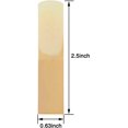 thumbnail image 4 of SURJDE 10 Pieces Alto Saxophone Reeds Size 2.5 with Individual Plastic Case, Traditional Reeds Strength 2 1/2 for Clarinet Soprano or Alto Sax, 4 of 7