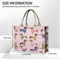 thumbnail image 3 of Large Capacity Tote Bag,Colorful Funny Dachshund Handbag Fashion Luxury Tote Bag,15.7"x13"x 5.1" Inches,Laptop Compatible, 3 of 6
