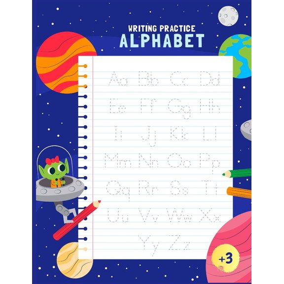Writing Practice Alphabet: Handwriting Alphabet for Kids: Writing letters for children: Tracing letters practice for pre, (Paperback)