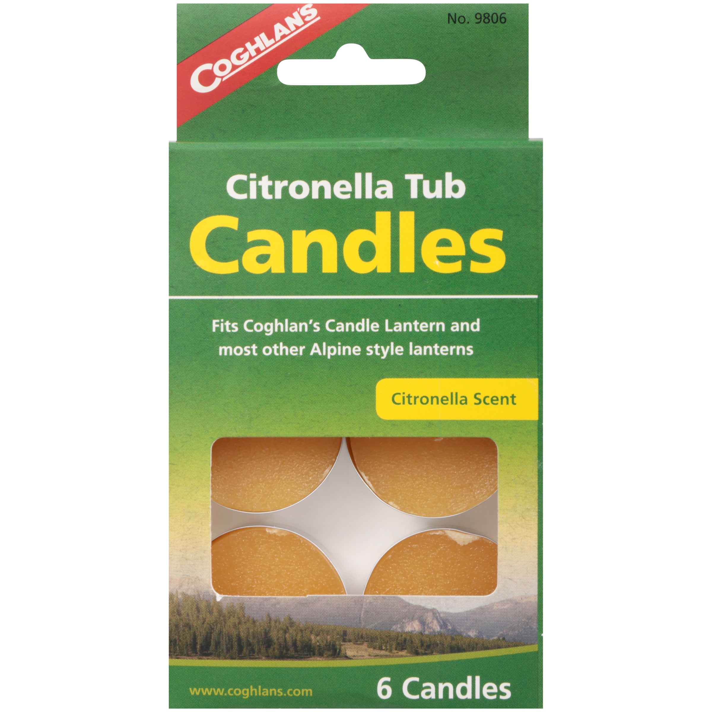 Coghlans Citronella Tub Candles 