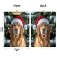 thumbnail image 3 of Acrylic Writing Tablet,Dog Wearing A Santa Hat12.5"×9"Rectangular One-sided Printed Clear Acrylic Writing Tablet., 3 of 8