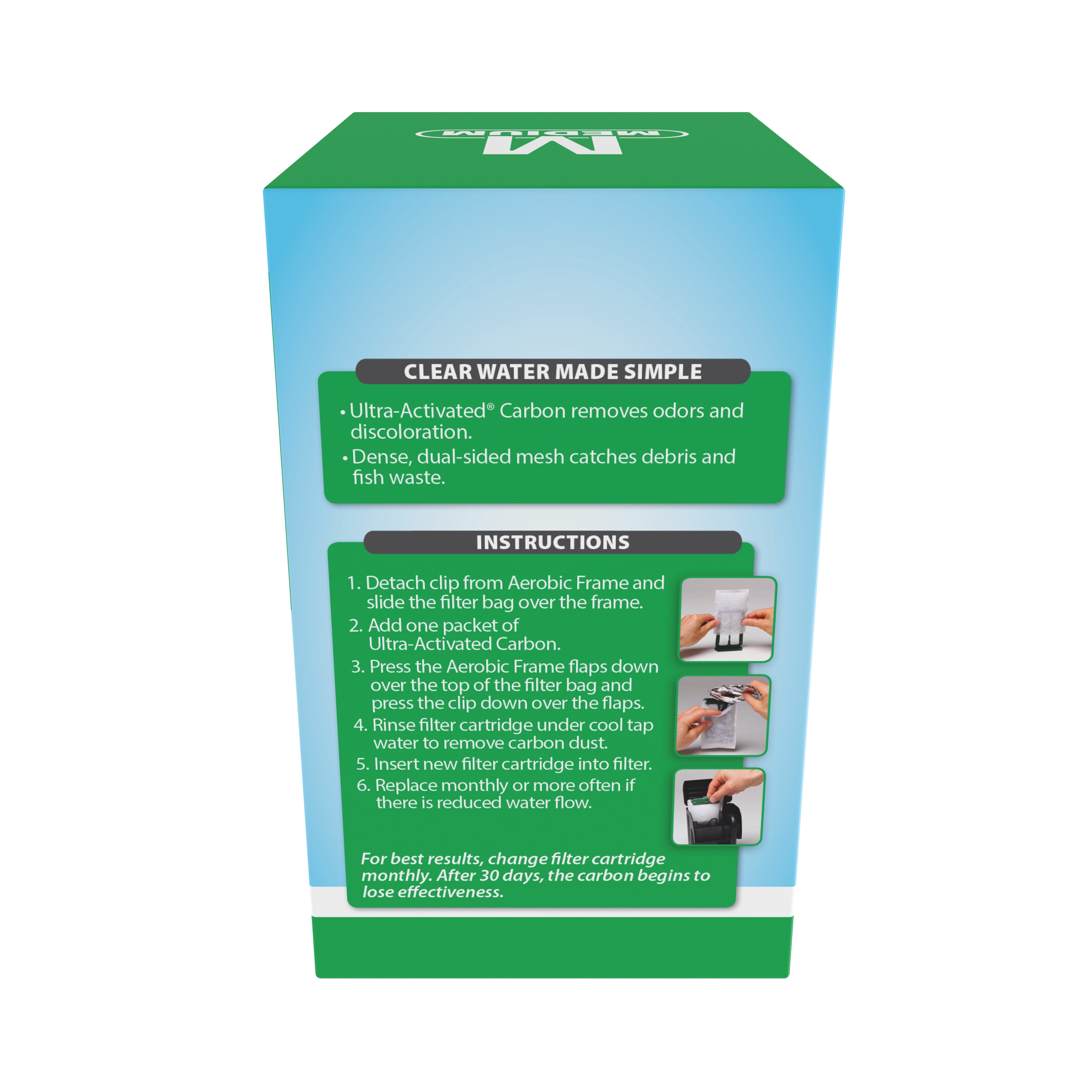 (2 pack) Tetra Whisper Replacement Carbon Aquarium Filter Cartridges, Med 6 count