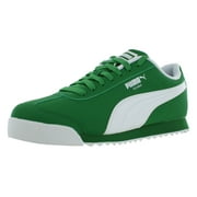 Puma Roma Reversed GS Boys Shoes Size 7, Color: Archive Green/Puma White