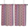 thumbnail image 5 of Ethnic Style Zigzag Stripes Abstract Curtain Home Decoration Living Room Short Curtains Window Treatments For Kitchen Bedroom, 5 of 6