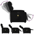 thumbnail image 3 of vidaXL Stand up Massage Recliner Chair Black Faux Leather, 3 of 10