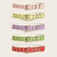 thumbnail image 3 of Trendy Belt Star Studded Waist Ornament Waist Cinching Belt Double Row Buckle, 3 of 17